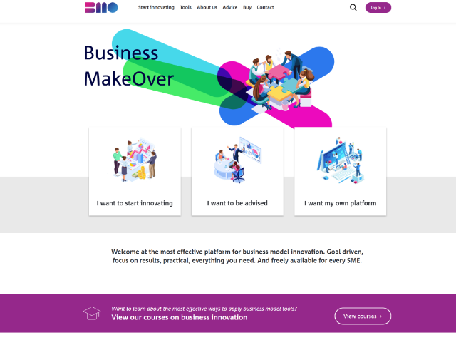 Business MakeOver website screenshot Business MakeOver website screenshot